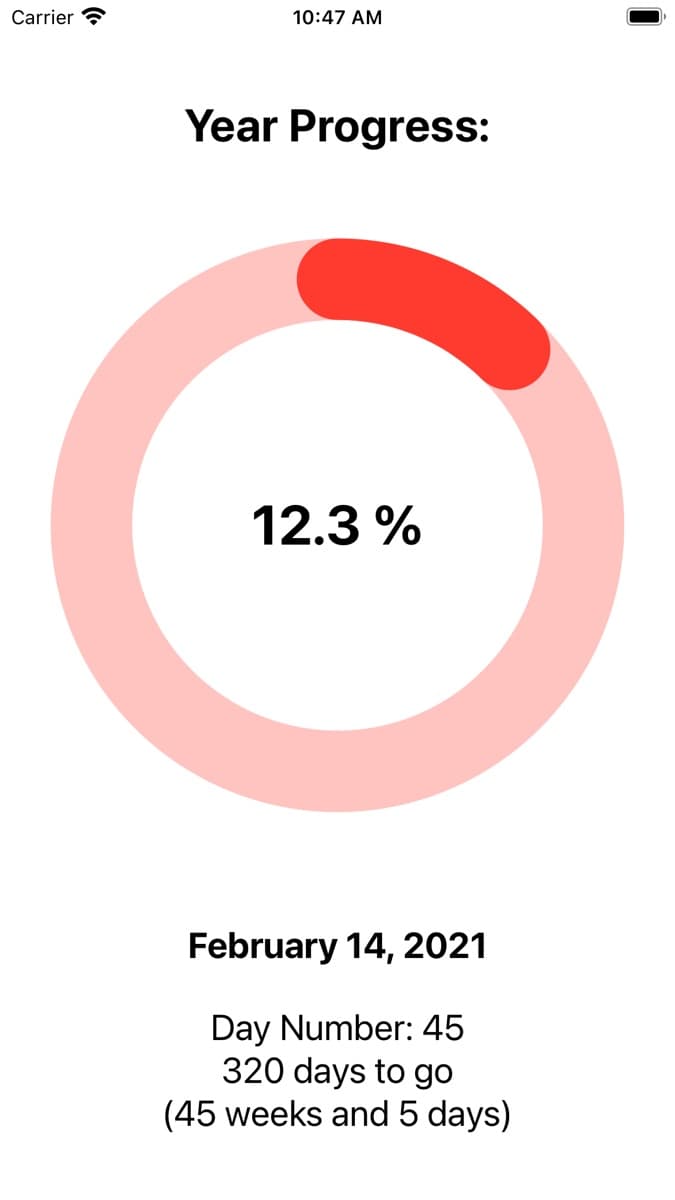 My Year Progress