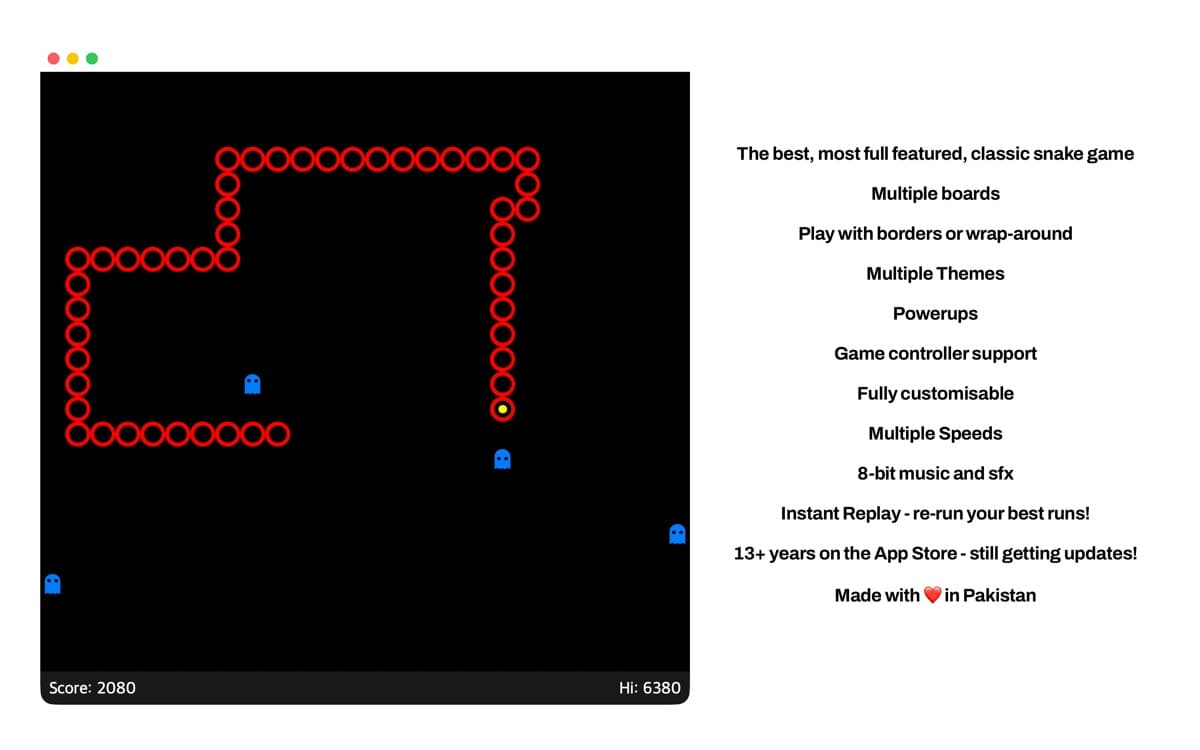 Classic Snake for Mac